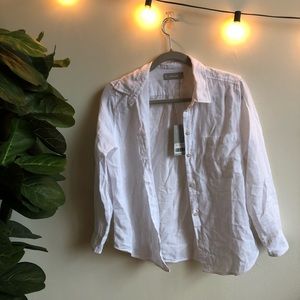 Everlane Shrunken Cotton Shirt button up Size 6